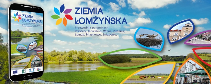 baner aplikacja mobilna Ziemia łomżyńska