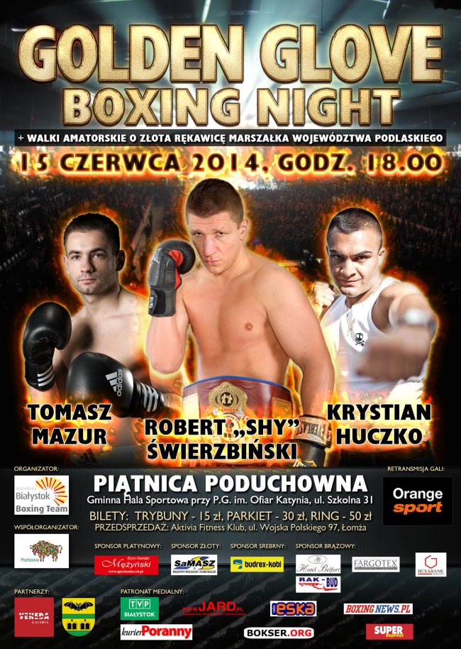 Plakat gala boksu