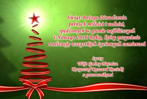 Życzenia Wójta