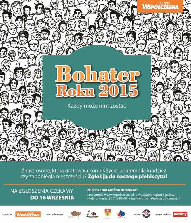 Bohater Roku 2015 plakat