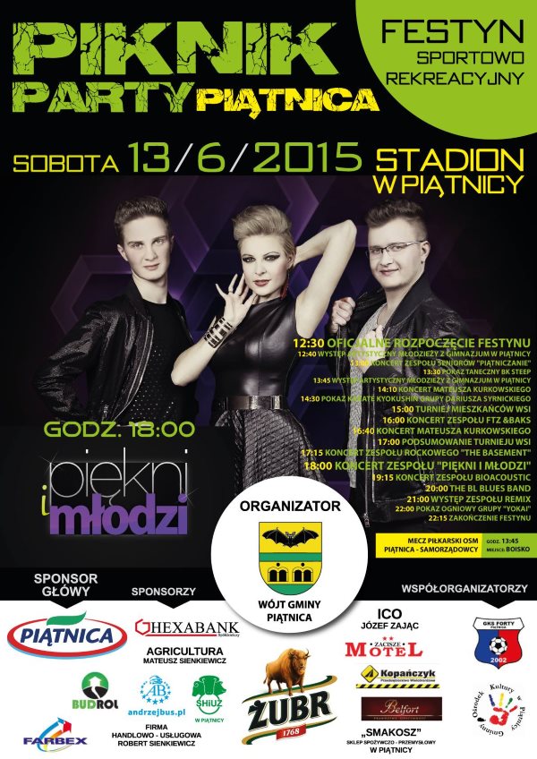 Plakat Piknik Party Piątnica