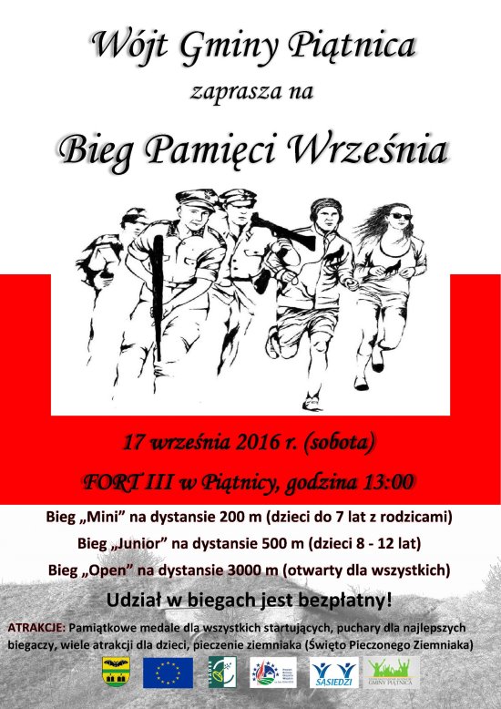 Bieg Pamięci Września - plakat