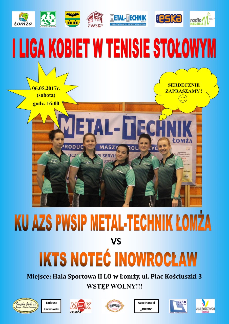 Łomża Inowrocław mecz tenis