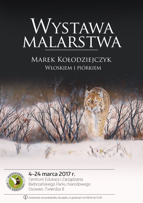 Plakat Wystawa prac malarskich