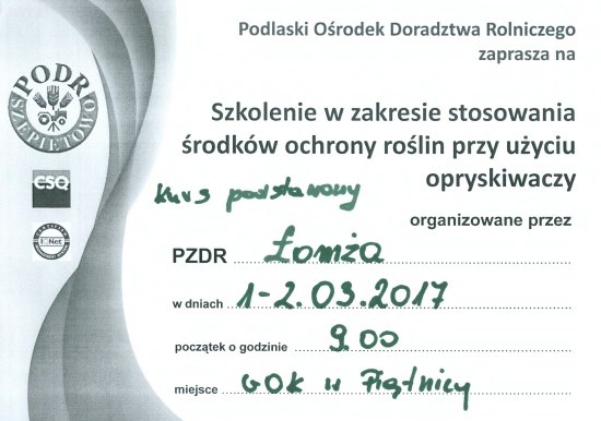 szkolenie