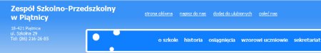 logo Zespół Szkolno - Przedszkolny