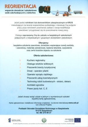 plakat informacyjny