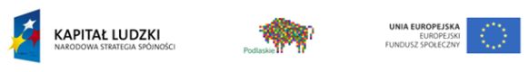 Logo unia europejska, województwo podlaskie