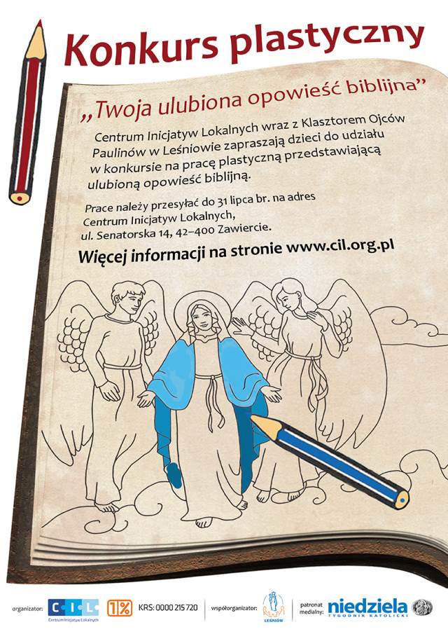 plakat konkurs Twoja opowieść bibilijna