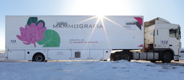 Zdjęcie mammobusu (fot. dostarczona przez firmę LUXMED)