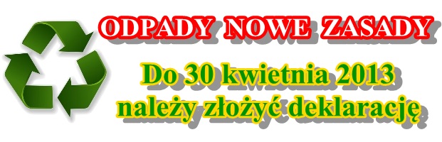 Baner odpady komunalne