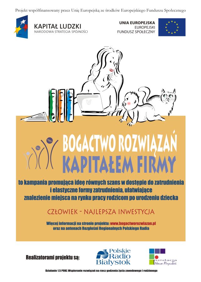plakat Bogactwo rozwiązań - kapitałem firmy